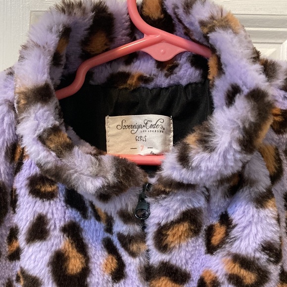 Sovereign Code Girls Faux Fur Vest size 7 - Picture 2 of 2
